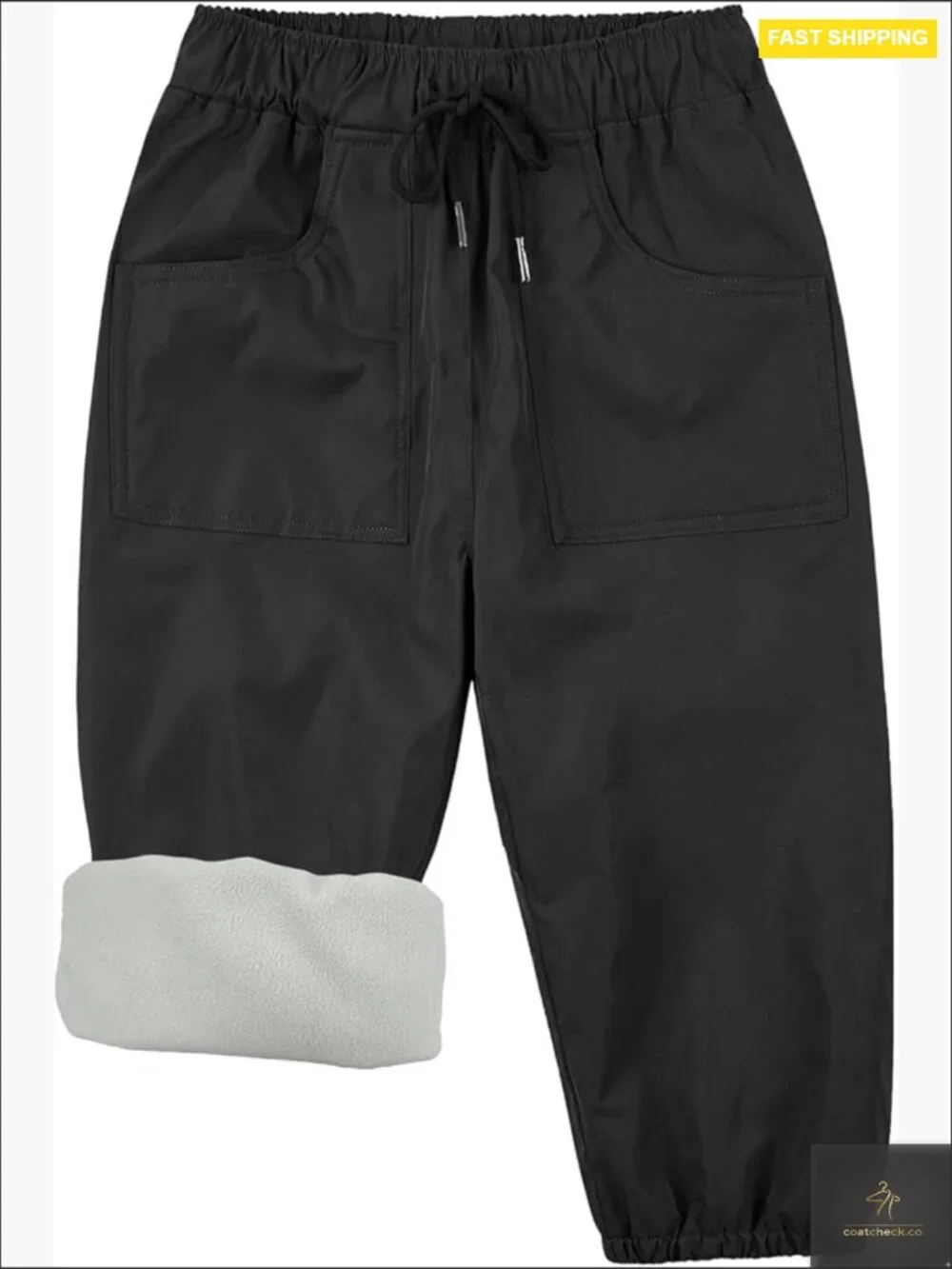 Waterproof Fleece Lined Snow Pants Thermal Insulated Kids Ski Play Pants